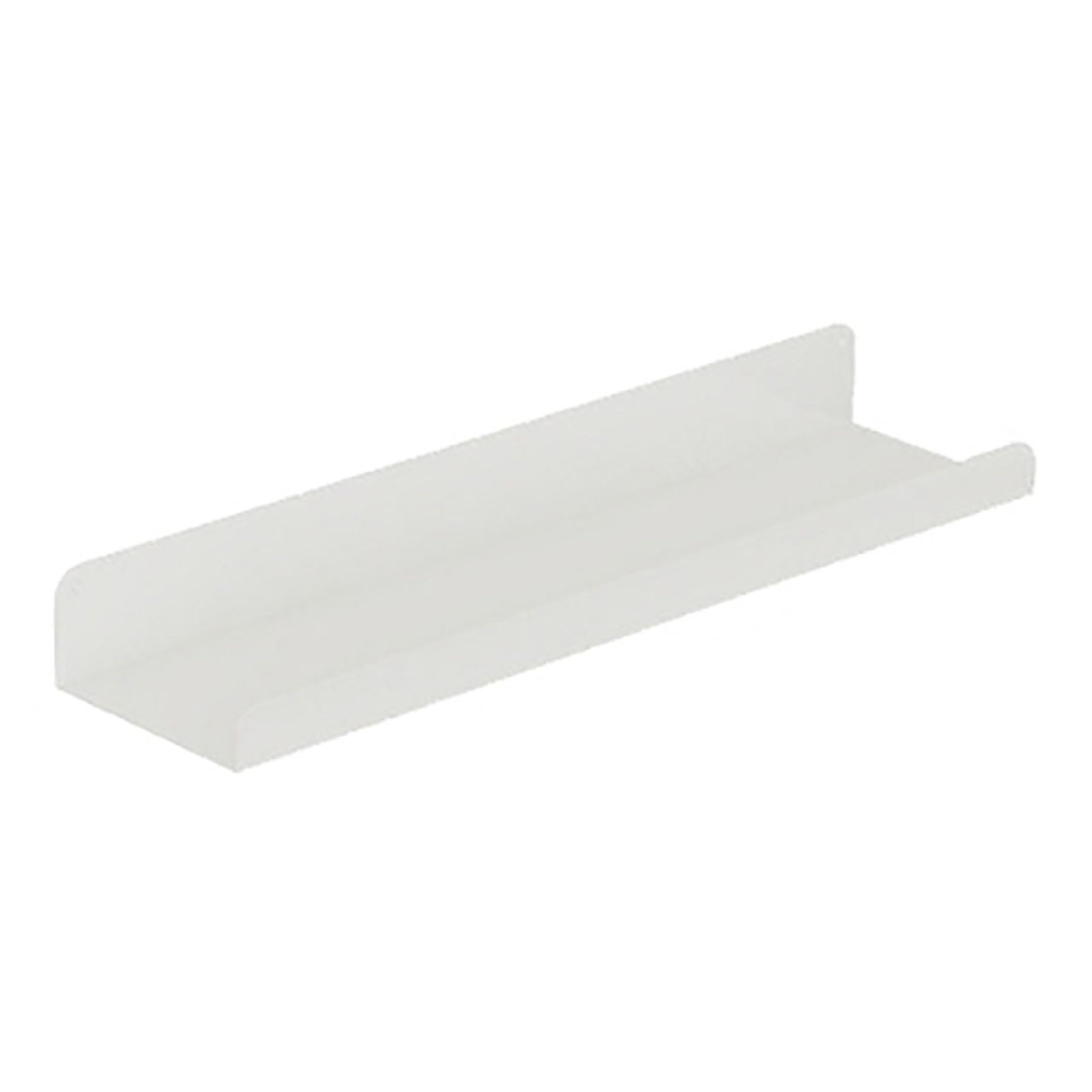 Estante de pared de metal negro para montaje en pared, estantes flotantes en blanco | plateado | D perfecto para decoración de dormitorio, cocina, baño, sala de estar (90 x 12 cm)