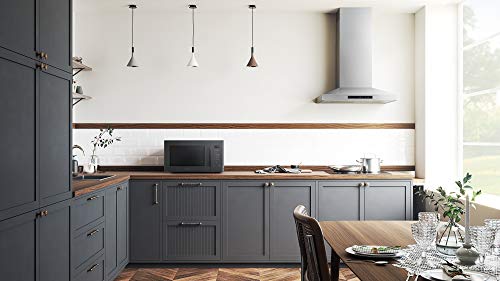 Image of Samsung 23 L Solo Baker Series Microwave Oven (MS23T5012UK /TL, Black, With Steamer Bowl)