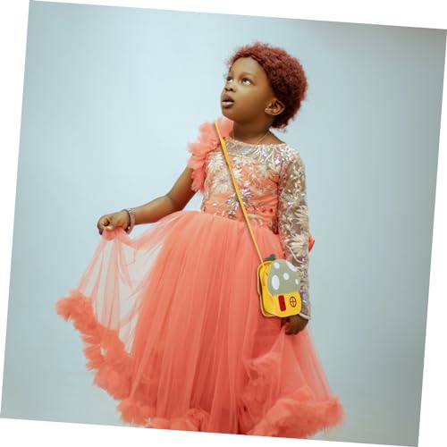 1pc Boy Girl Mushroom Bag Cute Cartoon Change Purse for Boy Girl Light Green Shoulder Bag for Girls Boys for Snacks Keys Items2