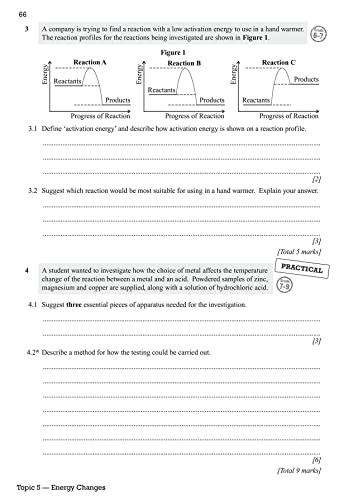 GCSE Chemistry AQA Exam Practice Workbook - Higher...
