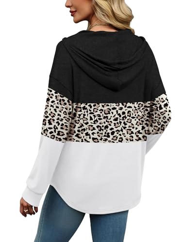 Image of Sampeel Hoodies for Women Trendy Fall Fashion 2025 V Neck Oversized Sweatshirt Plus Size Tops Clothes