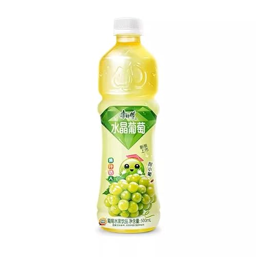 選べる 康師傅飲料 青梅緑茶 茉莉清茶 ジャスミンティー 茉莉柚茶 柚子ジャスミンティー 蜜桃烏龍茶 ももウーロン茶 水晶葡萄 金桔?檬 金柑檸檬 500ml (水晶葡萄, 15点)
