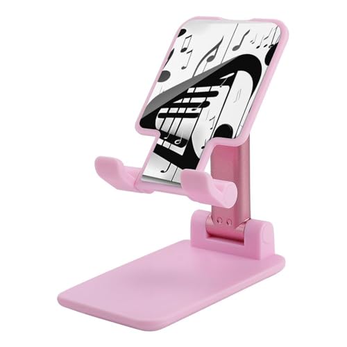 Support de téléphone portable réglable noir et blanc compatible iPhone 16 15 14 Pro Max
