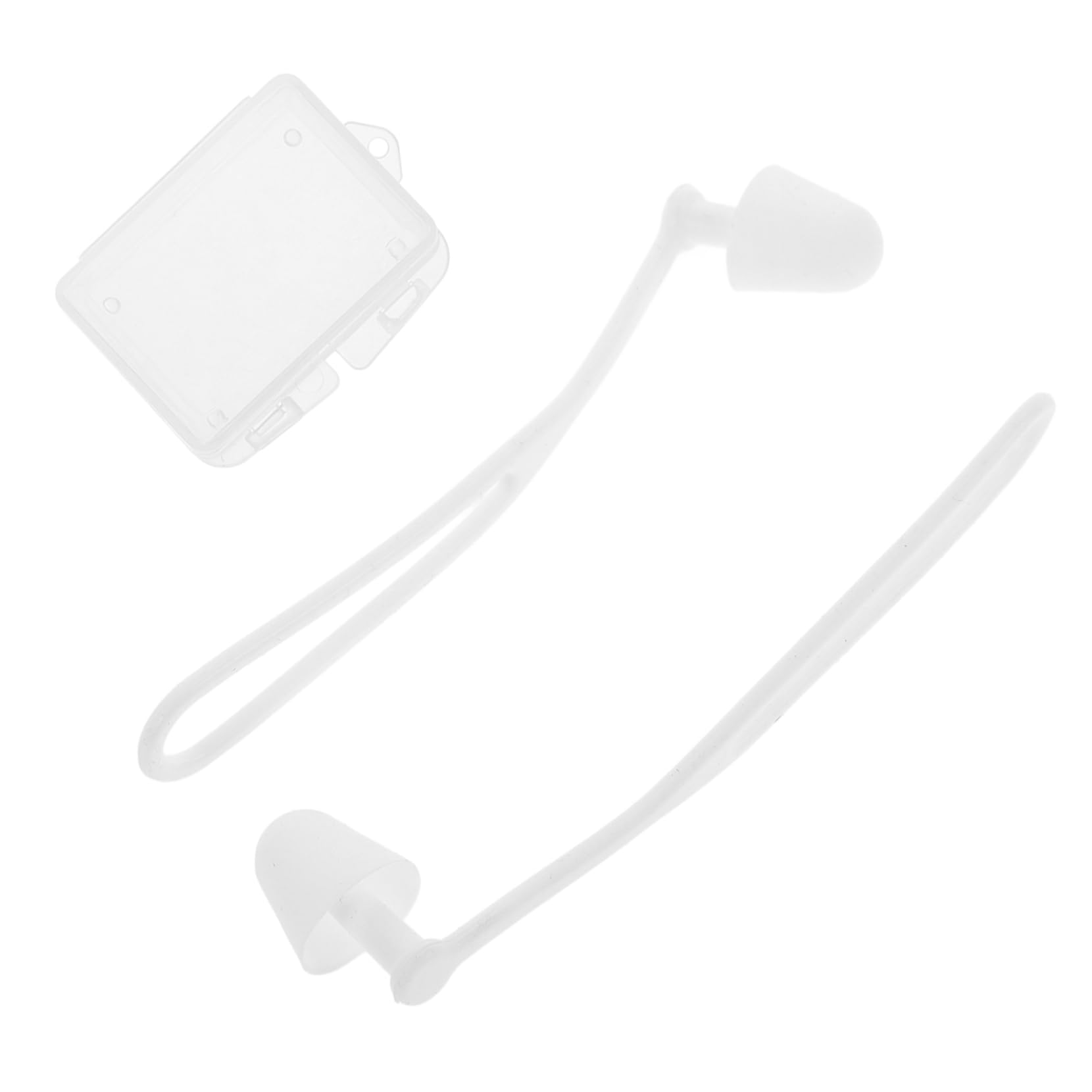 BCOATH Silicone Ear Plugs for Swimming 1 Pair Replaceable Comfort Fit for Boys and Girls Adults Carry Case