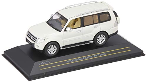 Mitsubishi Pajero 4WD miniature 2010 Blanc 1/43 RHD véhicule de collection