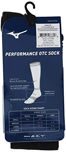 Mizuno Performance Otc Sock, Black, Large #TOP5