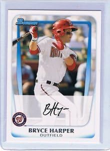 2011 Bowman Prospects Baseball Card Baseball Rookie Card #BP1 Bryce Harper New