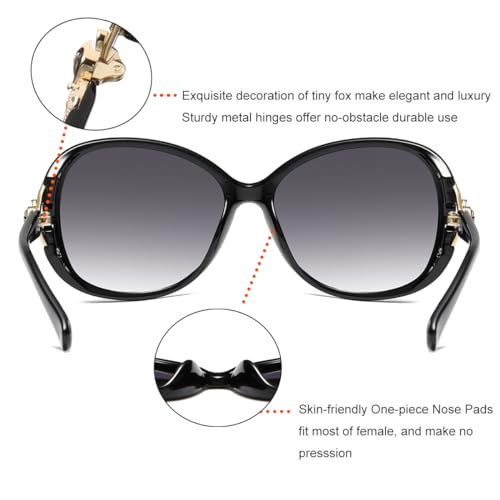 Oversized Polarized Sunglasses Womens Fashion Butterfly Big Rectangle Sun Glasses UV Protective Sunnies4