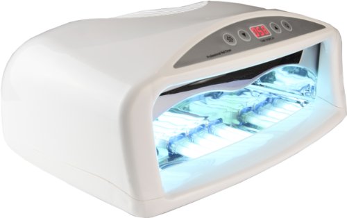Quick 2 Hand Nail Dryer- UV Light With A Digital Timer Display- For Acrylis Gel/Shellac Manicures (42 Watt)
