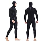 Wetsuits Men's Ultra Stretch 7Mm Neoprene Wetsuit, Winter Warm Front Zip Full Body Diving Suit for Snorkeling Scuba Diving Swimming Surfing - Image 5