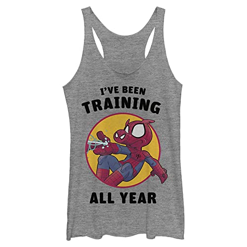 Marvel Formation de l'année Jambon Chemise, Gris chiné, L Femme