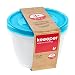 Produktbild keeeper Frischhaltedosenset 3-teilig, 3 x 2,3 l, Ø 19,5 x 12 cm, Fredo Fresh, Blau Transparent