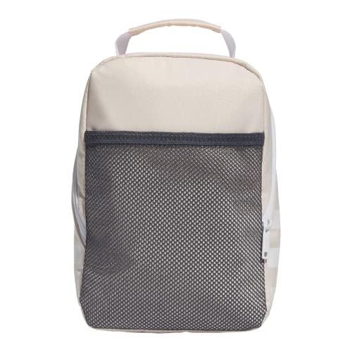 Image of adidas Originals Santiago Insulated Lunch Bag, Pink Tint /White, One Size