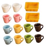 Entdecke die Magie der Winzigen Teetassen für Wichtel – Klein, aber oho! 13 GALPADA 14stücke Miniatur Kaffeetasse Für Puppenhaus Winzige Teetassen Mini Haus Zubehör Für Nachmittagstee Dekoration Kleine Kaffeetassen Für Rollenspiel
