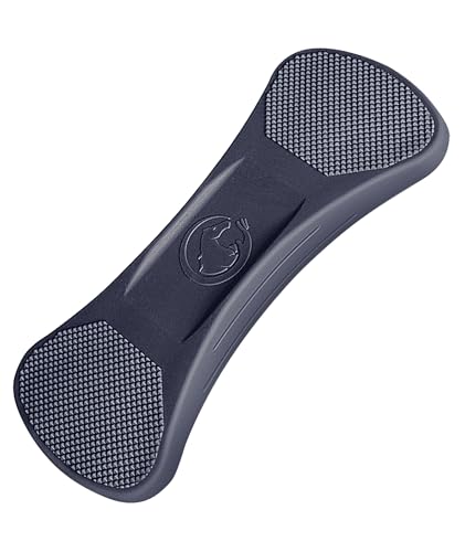 Gydoty Shedding Blade for Horses Tool - Horse Brush for Deshedding Grooming Bathing Multi-Functional Rubber Grooming Kit for Horses Dogs Cows and Goats(Navy Blue)
