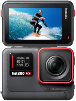 Insta360 Ace - 4K120fps Waterproof Action Camera, 1/2" Sensor with AI Noise Reduction, Active HDR Video, 48MP 