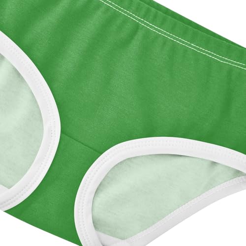 Joisal Cotton Toddlers Underwear Floral Forest Green Cute Panties Girl Designer Undies Kids Briefs 2t4