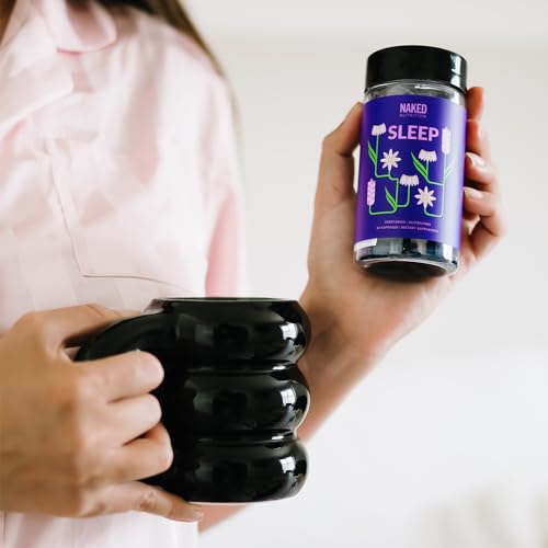 NAKED Sleep - GABA L Theanine Natural Sleep Aid - Lemon Balm, Lavender, and Melatonin for Improved Relaxation and Sleep Quality - Gluten-Free and Vegetarian - 30 Capsules - Image 6