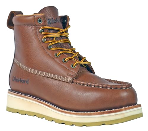 DieHard Men's Malibu Soft Toe Work Boot, Rust, 12 W