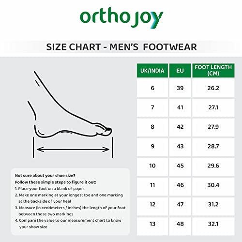 Image of ORTHO JOY Extra Soft Doctor Ortho Slippers for men /Comfortable Slippers for men