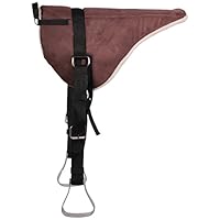 Symantec Soft Reitunterlage, weich, Unisex, Braun und Beige, Einheitsgröße