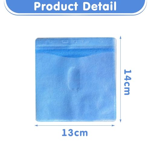LCIEFKAE 100-Teilige Cd-Speichertasche, Cd-Schutzabdeckung, Transparente Aufbewahrungstasche, Cd-Zubehör.