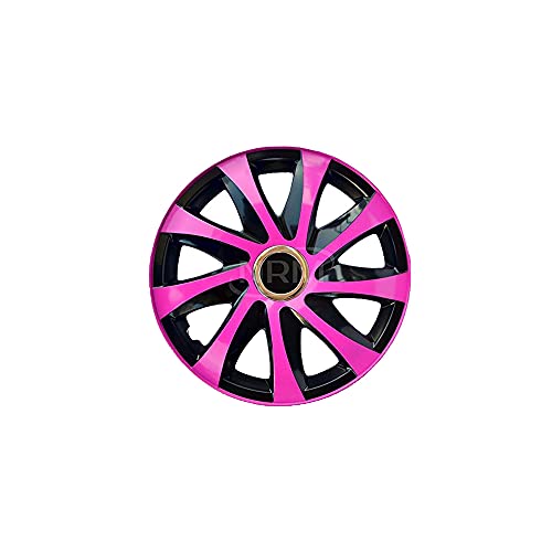 Radzierblende Drift EXTRA schwarz/pink 16 Zoll 4er Set