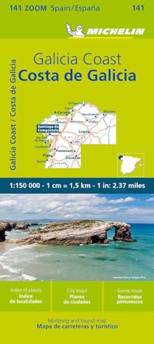 Mapa Zoom Costa De Galicia (11141): Straßen- und Tourismuskarte 1:150.000; Auflage 2023