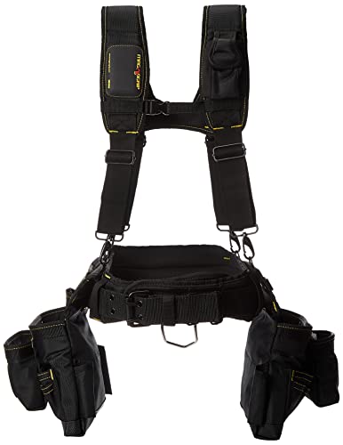 Magnogrip 002-610 20-Pocket Magnetic Builder's Tool Rig, Black #TOP1