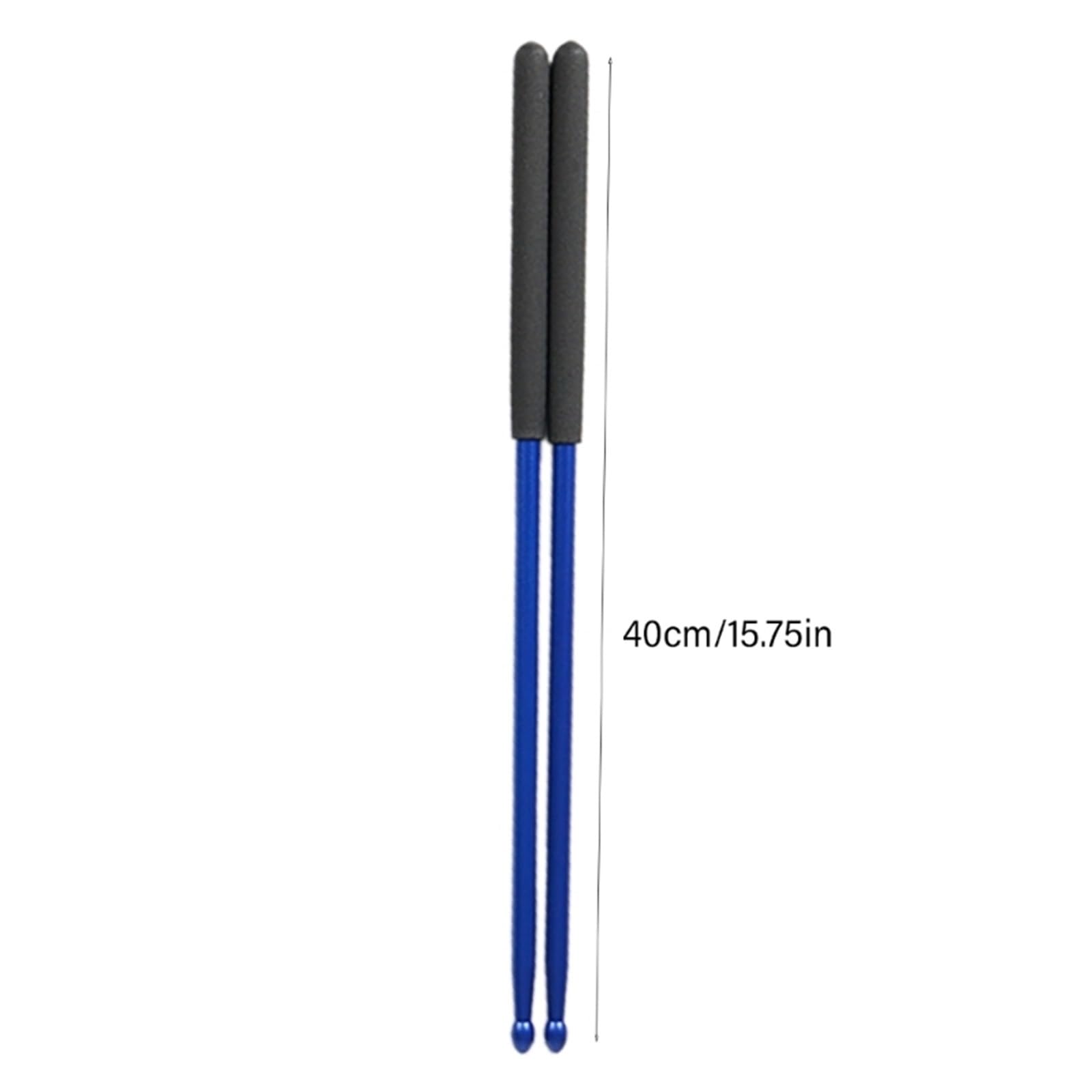 1 Paar einfache praktische Trommel 5A Aluminiumlegierungen Drumsticks Percussions Zubehör Schlagzeuger for Kinder Erwachsene Für Profi(Blue)