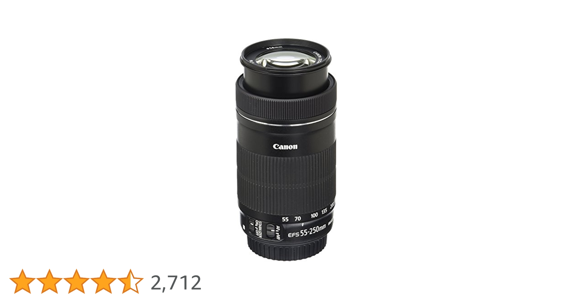 Amazon.co.jp: EF S 55 to 250mm f 4 5.6 IS : 家電＆カメラ