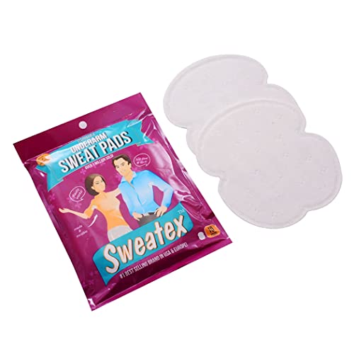 Disposable Underarm Pads Armpit Sweat Pads Perspiration Pads Shield Absorbing Anti Perspiration (Combo of 2 Packs Contains 20 Pads) SWEATEX - Image 2