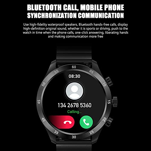 TYBERLEY Men's Smartwatch 1.32" HD Round Screen Bluetooth Talk Activity Tracker Blood Pressure/Oxygen/Heart Rate/Sleep Monitoring IP67 Waterproof Sports & Fitness Watch for Android iOS - Image 3