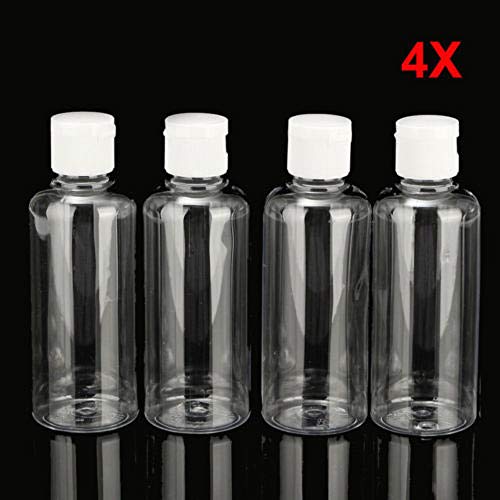 Preisvergleich Produktbild Gaosheng Sprühflasche Transparente Leer Feinen Nebel Sprühflasche Reise - Plastik Parfümzerstäuber Leer Sprühflasche-Zerstäuber Flaschen für Reisen (100ml 4 pcs)