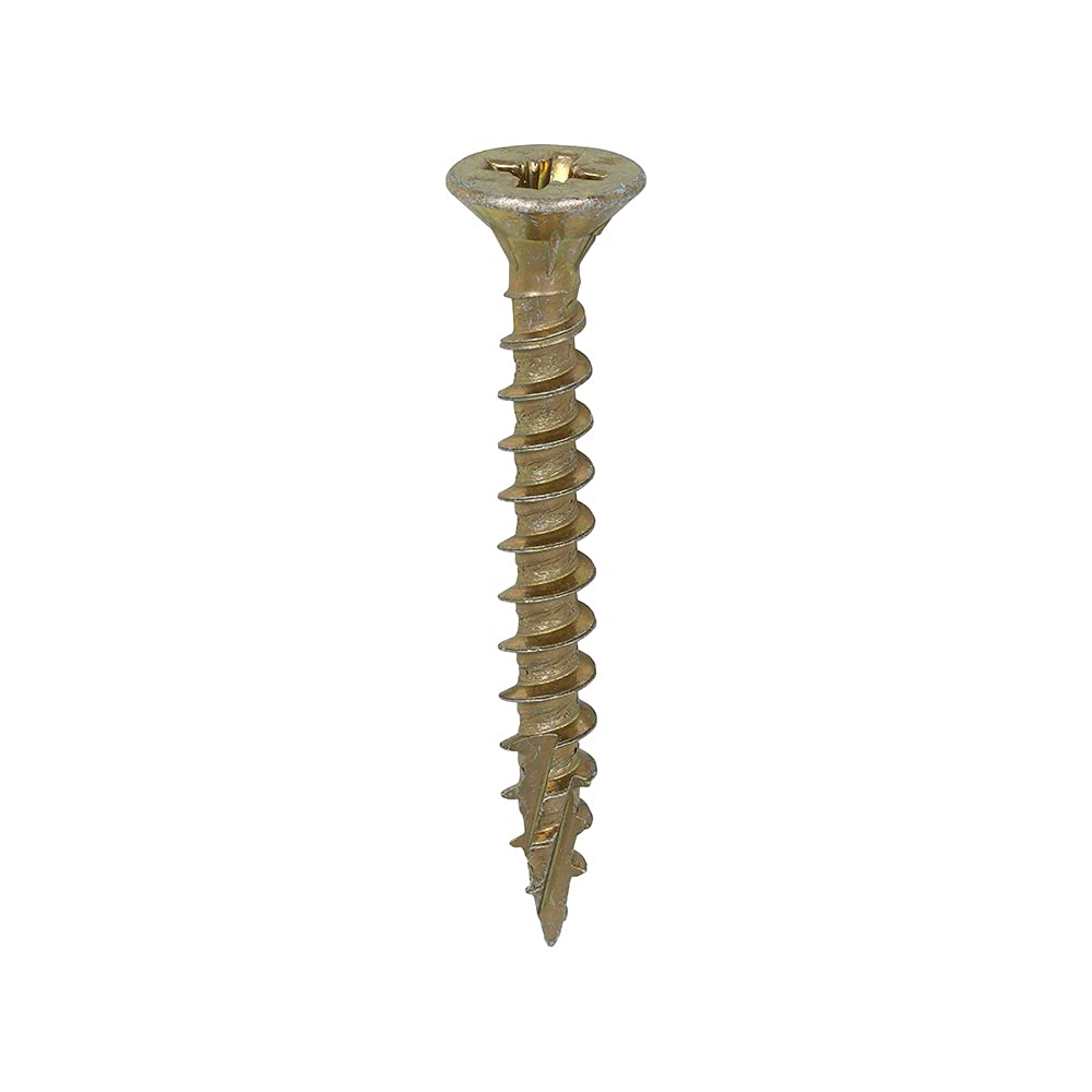 TIMCO C2 Strong-Fix PZ3 CSK ZYP 6.0 x 50 Gold Pack 200