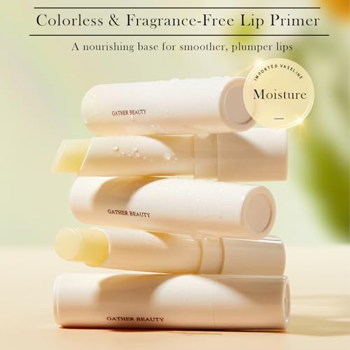 Image of 2 Pcs Colorless Lip Primer - Unscented & Non-Sticky, Ultra-Moisturizing Lip Care for Daily Hydration & Pre-Makeup Prep, Smooth & Lightweight