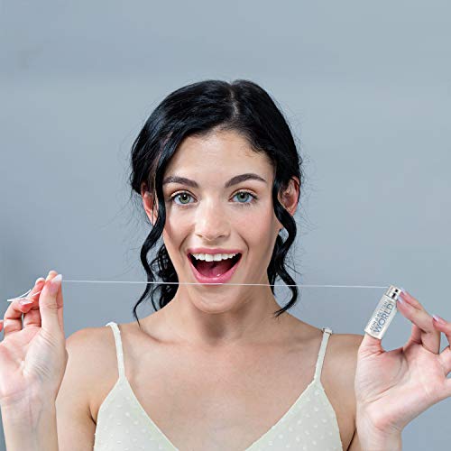 GOGRS Dental Floss Three Natural Silk Spools Total 99yds/90m 100% Biodegradable with Refillable Glass Holder Eco-Friendly Zero Waste Oral Care - Thumbnail 7