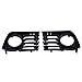 QOYGZ 1 Pair Car Front Bumper Fog Light Lamp Grille Cover Frame Foglamp Trim Lid for Toyota Prius NHW20 2004 2005 2006 2007 2008 2009