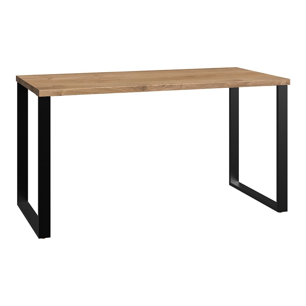 Lomadox Jugendzimmer Set 7-teilig mit Bett 90cm, 2 Bettschubkästen, Kleiderschrank, Regal, Schreibtisch, Rollcontainer in Eiche Graphit Industrial-Stil
