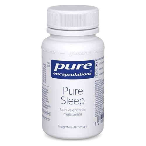 Pure Encapsulations - Pure Sleep – Integratore con Melatonina, Valeriana, Melissa, Luppolo e Camomilla – Sonno e Rilassamento – 30 Capsule