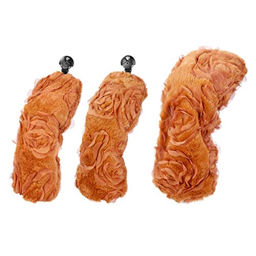 YIJU Tampa Da Cabeça Do Clube de Golfe 460cc Tampa Da Cabeça Do Motorista No.1 3 5 Woods Cover com N