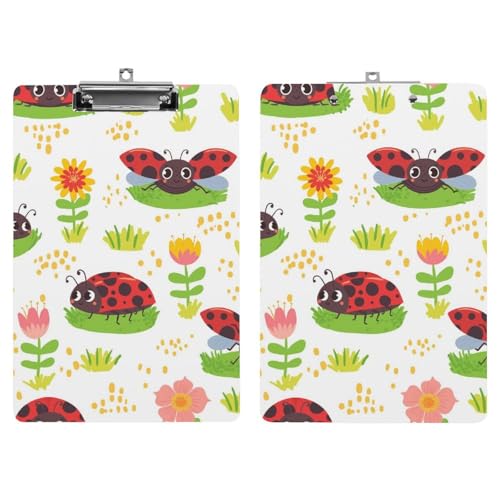 Porte-bloc A4 avec pince coccinelle planchettes à clip bas - 7