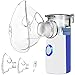Produktbild Inhaliergeräte für Erwachsene Inhalationsgerät Kinder Inhalator Inhaliergerät Kinder Vernebler mit Gesichtsmaske und Mundstück Automatische Reinigungsfunktion für Atemwegserkrankungen Wirksam (Blau)