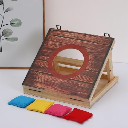 Jeu de lancer de précision en bois massif et finitions durables