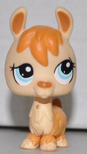 Llama #1460 (Rust, Blue Eyes) - Littlest Pet Shop (Retired) Collector Toy - LPS Collectible Replacement Single Figure - Loose (OOP Out of Package & Print) image 4