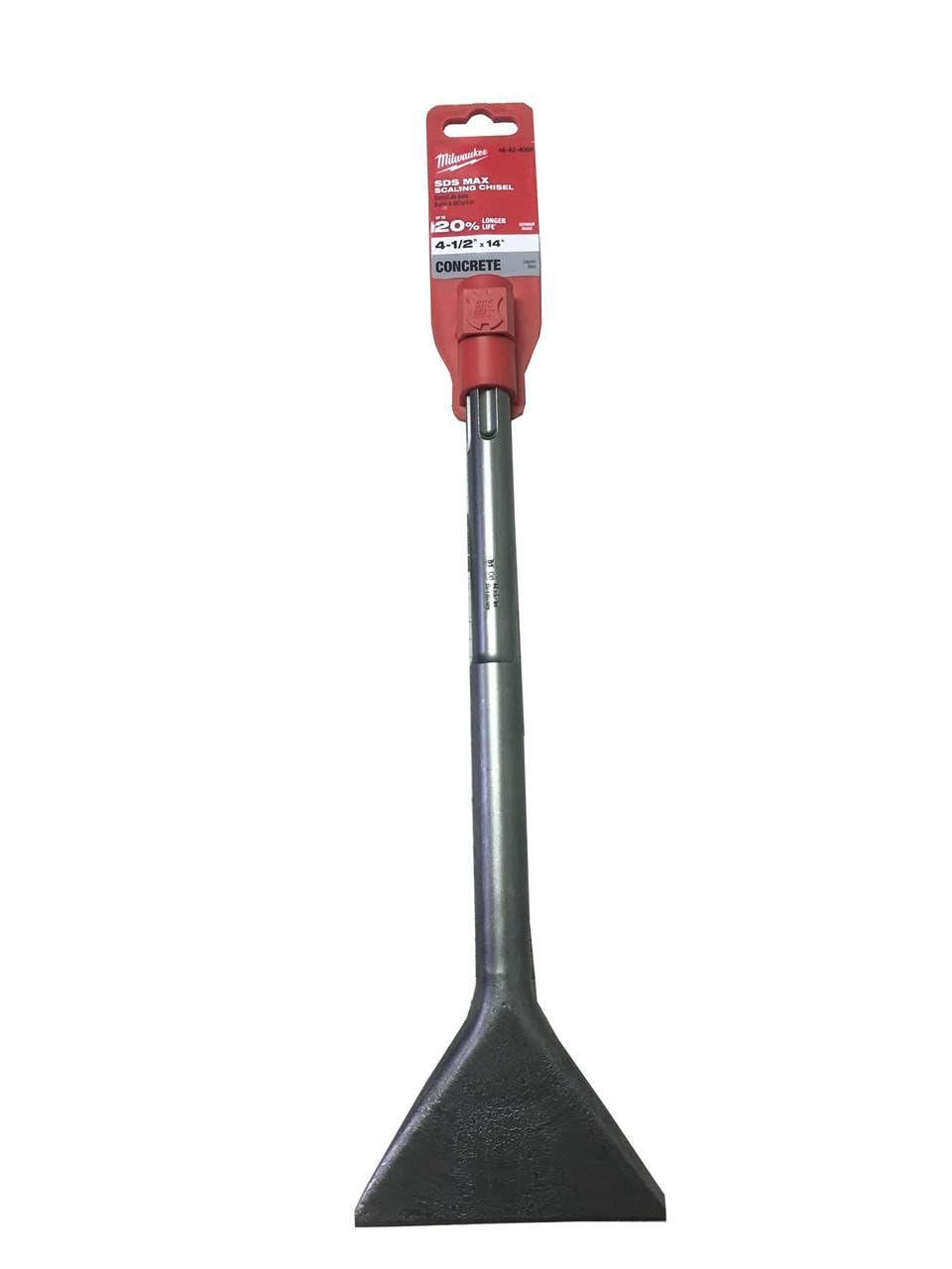 Milwaukee Electric - Cincel de escala SDS MAX 4 1/2 x 14