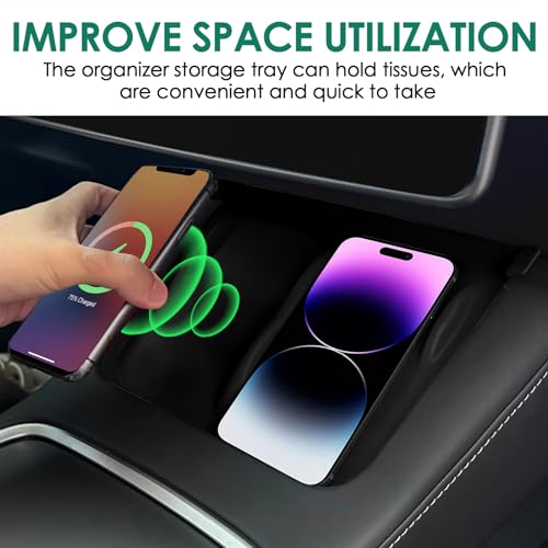Tapis induction antidérapant et étanche pour Tesla Model Y 3 - 6