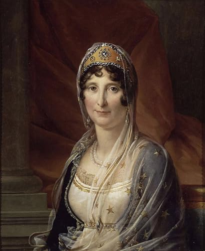 Portrait de Maria Letizia Bonaparte en grand tableau pour mur vide