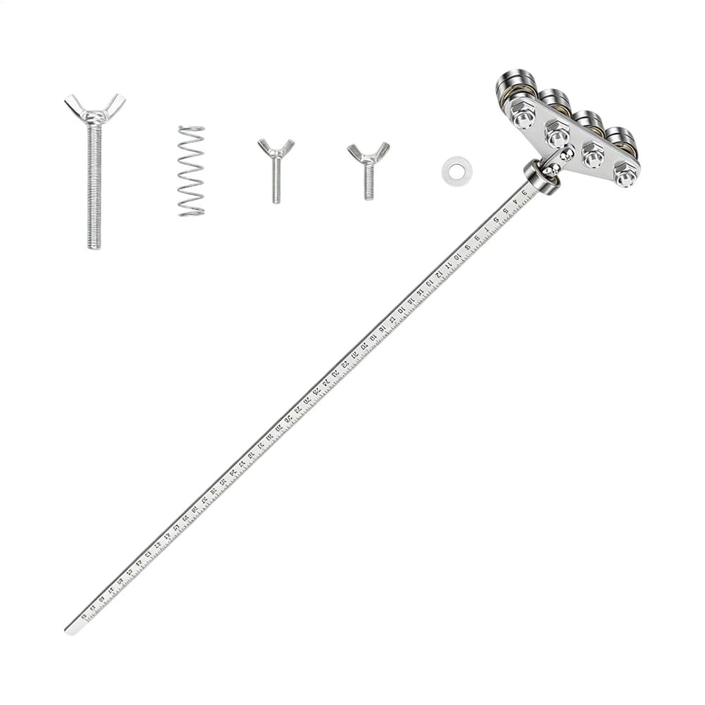 Aundhegrtt As Shown Woodworking For Woodworker' S 50Cm Wood Cutting Guide Rail Calipers Adjustable Measurement Tool