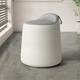 Design moderne : ce pouf rond rembourré présente un revêtement en cuir élégant, améliorant votre entrée, salon, chambre ou bureau. Parfait pour les sièges supplémentaires, au pied d'un lit ou dans les espaces passants. Son design polyvalent s'harmonise avec différents styles de décoration tout en offrant confort et fonctionnalité. Idéal pour créer une atmosphère accueillante dans n'importe quelle pièce.
